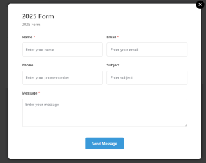Contact Form - Form preview - Contact Form benefits