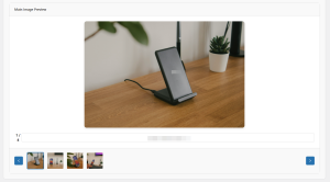 Image Gallery Popup Edit Page